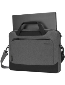 Targus Cypress TBS92602GL Carrying Case (Slipcase) for 13" to 14" Notebook - Gray - Woven Fabric Body - Shoulder Strap, Handle, 