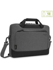 Targus Cypress TBS92602GL Carrying Case (Slipcase) for 13" to 14" Notebook - Gray - Woven Fabric Body - Shoulder Strap, Handle, 