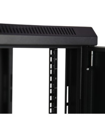 StarTech.com 2 Post 6U 19" Wall Mount Network Cabinet 15" Deep - Locking Vented IT Data Equipment/Switch Rack Enclosure w/Shelf/