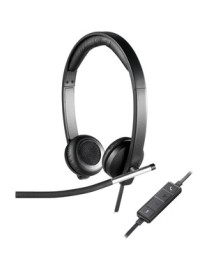 Logitech USB Headset Stereo H650e - Stereo - USB - Wired - 50 Hz - 10 kHz - Over-the-head - Binaural - Supra-aural - Noise Cance