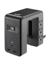 APC by Schneider Electric SurgeArrest Essential 6-Outlet Surge Suppressor/Protector - 6 x NEMA 5-15R, 3 x USB - 1080 J - 120 V A