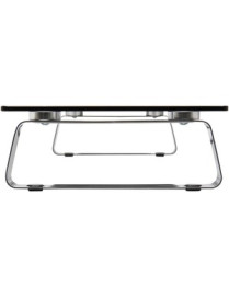 Tripp Lite Universal Glass-Top Monitor Riser - 18.14 kg Load Capacity - 3.15" (80.01 mm) Height x 22" (558.80 mm) Width x 8.27" 