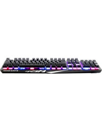 Mad Catz The Authentic S.T.R.I.K.E. 2 Membrane Gaming Keyboard - Black - Cable Connectivity Multimedia Hot Key(s) - Membrane Key