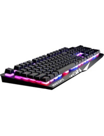 Mad Catz The Authentic S.T.R.I.K.E. 2 Membrane Gaming Keyboard - Black - Cable Connectivity Multimedia Hot Key(s) - Membrane Key