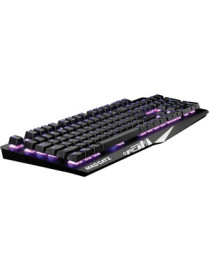 Mad Catz The Authentic S.T.R.I.K.E. 4 Mechanical Gaming Keyboard - Black - Cable Connectivity Multimedia Hot Key(s) - Windows - 