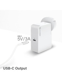 ALOGIC USB-C Laptop/Macbook Wall Charger 60W with Power Delivery- Travel Edition with AU, EU, UK, US Plugs and 2m Cable - 1 Pack