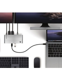 ALOGIC Thunderbolt 3.0 / USB-C TURBO Docking Station - Dual Display 4K@60Hz - for Notebook/Monitor - 60 W - Thunderbolt 3 - 5 x 