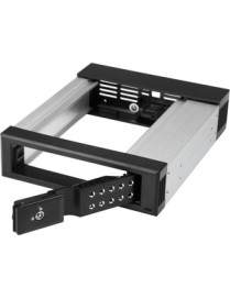 StarTech.com 5.25 to 3.5 Hard Drive Hot Swap Bay - Trayless - Aluminum - For 3.5" SATA/SAS Drives - Front Mount - SAS/ SATA Back