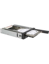 StarTech.com StarTech.com 2 Drive 2.5in Trayless Hot Swap SATA Mobile Rack Backplane - Storage bay adapter - black - Easy, trayl