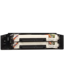 StarTech.com StarTech.com 2 Drive 2.5in Trayless Hot Swap SATA Mobile Rack Backplane - Storage bay adapter - black - Easy, trayl