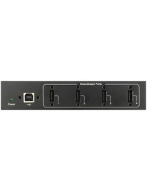 Tripp Lite U223-004-IND-1 4-Port Industrial-Grade USB 2.0 Hub - USB 2.0 Type B - Wall/DIN Rail Mountable - 4 USB Port(s) - 4 USB