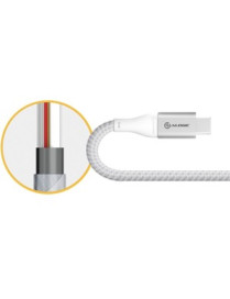 Alogic Super Ultra USB 3.1 USB-C to USB-A Adapter - 15cm - Silver - 5.9" USB/USB-C Data Transfer Cable for Phone, Tablet, Notebo