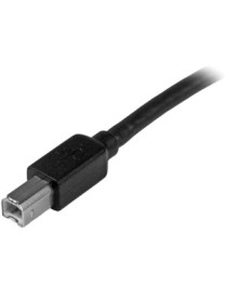 StarTech.com 15m / 50 ft Active USB 2.0 A to B Cable - M/M - Connect USB 2.0 devices up to 50ft away, with no signal loss - Acti