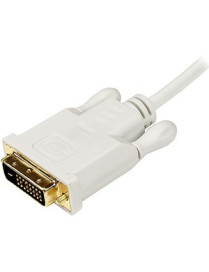 StarTech.com 6 ft Mini DisplayPort to DVI Adapter Converter Cable - Mini DP to DVI 1920x1200 - White - 6 ft DVI/Mini DisplayPort