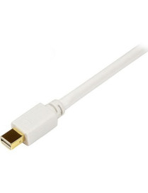 StarTech.com 6 ft Mini DisplayPort to DVI Adapter Converter Cable - Mini DP to DVI 1920x1200 - White - 6 ft DVI/Mini DisplayPort