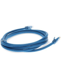 AddOn 10ft RJ-45 (Male) to RJ-45 (Male) Straight Blue Cat6A UTP PVC Copper Patch Cable - 10 ft Category 6a Network Cable for Net