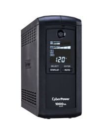 Cyber Power CyberPower UPS Systems CP1000AVRLCD Intelligent LCD - Capacity: 1000 VA / 600 W - 1000VA/600W Line Interactive UPS,