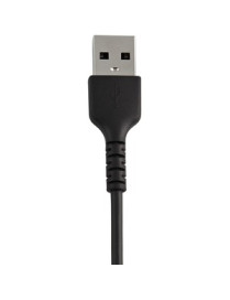 StarTech.com 12inch/30cm Durable Black USB-A to Lightning Cable, Rugged Heavy Duty Charging/Sync Cable for Apple iPhone/iPad MFi