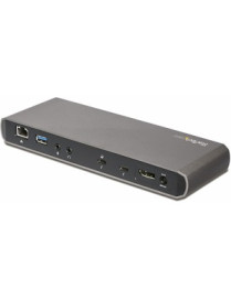 StarTech.com Thunderbolt 3 Dock - Dual Monitor 4K 60Hz TB3 Laptop Docking Station with DisplayPort - 85W Power Delivery - 3x USB