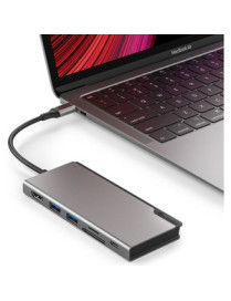 ALOGIC Ultra USB-C Dock UNI - 2 x USB-A (USB 3.0) 1 x USB-C (Data/PD 100W) 1 x SD Card Slot 1x Micro SD Card Slot 1 x HDMI 4K @3