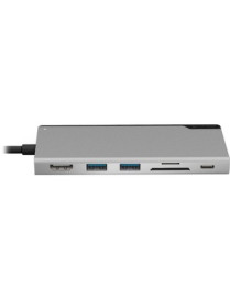 ALOGIC Ultra USB-C Dock UNI - 2 x USB-A (USB 3.0) 1 x USB-C (Data/PD 100W) 1 x SD Card Slot 1x Micro SD Card Slot 1 x HDMI 4K @3