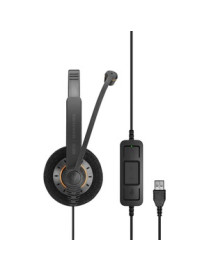 EPOS | SENNHEISER IMPACT SC 60 USB ML - Stereo - USB - Wired - 60 Hz - 16 kHz - On-ear - Binaural - Supra-aural - 6.9 ft Cable -