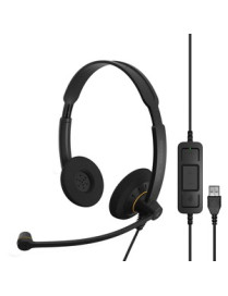 EPOS | SENNHEISER IMPACT SC 60 USB ML - Stereo - USB - Wired - 60 Hz - 16 kHz - On-ear - Binaural - Supra-aural - 6.9 ft Cable -