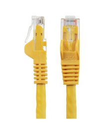 StarTech.com 1ft CAT6 Ethernet Cable - Yellow Snagless Gigabit - 100W PoE UTP 650MHz Category 6 Patch Cord UL Certified Wiring/T