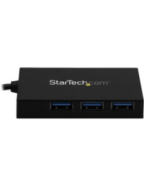 StarTech.com 4 Port USB 3.0 Hub - USB Type-A to 1x USB-C & 3x USB-A SuperSpeed 5Gbps - USB Bus Powered - Portable/Laptop USB 3.1