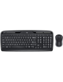 Logitech MK320 Wireless Desktop Combo with Media Shortcuts (French Layout) - USB Wireless RF Keyboard - French - USB Wireless RF