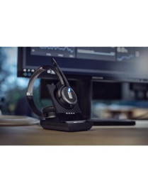 EPOS | SENNHEISER IMPACT SDW 5065 - US Headset - Stereo - Wireless - DECT - 590.6 ft - 150 Hz - 11 kHz - On-ear - Binaural - Omn