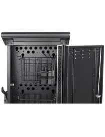 Tripp Lite CSC27AC 27-Device AC Charging Station, Black - Steel - 26" Width x 28.8" Depth x 43.1" Height - Black - For 27 Device
