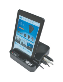 Tripp Lite TLP26USBB Charging Station - 2 x NEMA 5-15R, 4 x USB - 1.56 kVA - 1080 J - 120 V AC Input - 120 V AC, 5 V DC Output