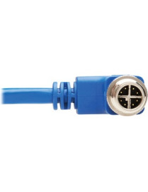 Tripp Lite NM12-603-10M-BL M12 X-Code Cat6 Ethernet Cable, M/M, Blue, 10 m (32.8 ft.) - 32.8 ft Category 6 Network Cable for Net