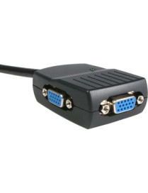 StarTech.com 2 Port VGA Video Splitter - USB Powered - Compact USB-powered VGA splitter allows you to split a video source to tw