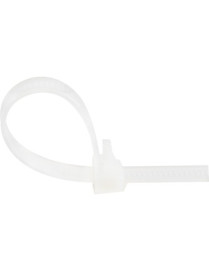 StarTech.com 10"(25cm) Reusable Cable Ties, 2-1/2"(65mm) Dia. 50lb(22Kg) Tensile Strength, Nylon, In/Outdoor, UL Listed, 100 Pac