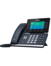 Yealink SIP-T54W IP Phone - Corded/Cordless - Corded/Cordless - Wi-Fi, Bluetooth - Wall Mountable, Desktop - Classic Gray - VoIP