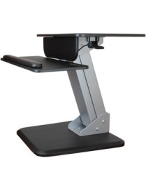 StarTech.com Single Monitor Sit-to-stand Workstation - One-Touch Height Adjustment - Turn your desk into a sit-stand workspace w