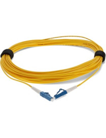 AddOn 15m Single-Mode fiber (SMF) Simplex LC/LC OS1 Yellow Patch Cable - 49.2 ft Fiber Optic Network Cable for Network Device - 