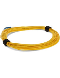 AddOn 15m Single-Mode fiber (SMF) Simplex LC/LC OS1 Yellow Patch Cable - 49.2 ft Fiber Optic Network Cable for Network Device - 