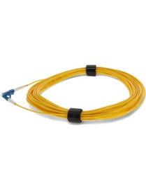 AddOn 15m Single-Mode fiber (SMF) Simplex LC/LC OS1 Yellow Patch Cable - 49.2 ft Fiber Optic Network Cable for Network Device - 