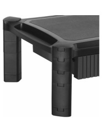 StarTech.com Adjustable Monitor Riser - Drawer - Monitors up to 32"- Adjustable Height - Monitor Stand - Computer Monitor Riser 