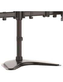 StarTech.com Quad Monitor Stand - Crossbar - Steel - Monitors up to 27"- Vesa Monitor - Computer Monitor Stand - Monitor Arm - I