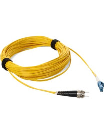 AddOn Fiber Optic Duplex Network Cable - 49.2 ft Fiber Optic Network Cable for Network Device - First End: 2 x ST Network - Male