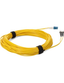 AddOn Fiber Optic Duplex Network Cable - 49.2 ft Fiber Optic Network Cable for Network Device - First End: 2 x ST Network - Male