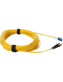 AddOn Fiber Optic Duplex Network Cable - 49.2 ft Fiber Optic Network Cable for Network Device - First End: 2 x ST Network - Male