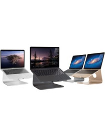 Rain Design mStand Laptop Stand - Black - mStand transforms your notebook into a stylish and stable workstation so you can work 