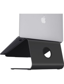 Rain Design mStand Laptop Stand - Black - mStand transforms your notebook into a stylish and stable workstation so you can work 