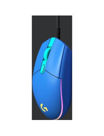 Logitech G203 Gaming Mouse - Cable - Blue - USB - 8000 dpi - 6 Button(s)