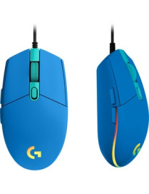 Logitech G203 Gaming Mouse - Cable - Blue - USB - 8000 dpi - 6 Button(s)